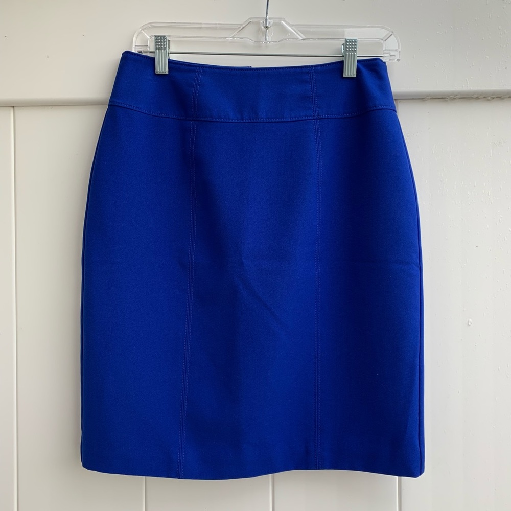 Blue Pencil Skirt